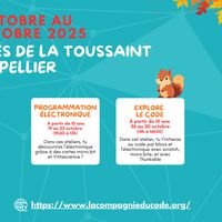 Les stages vacances de Toussaint sont là ! Code, Création de jeux vidéo, électroniques ..