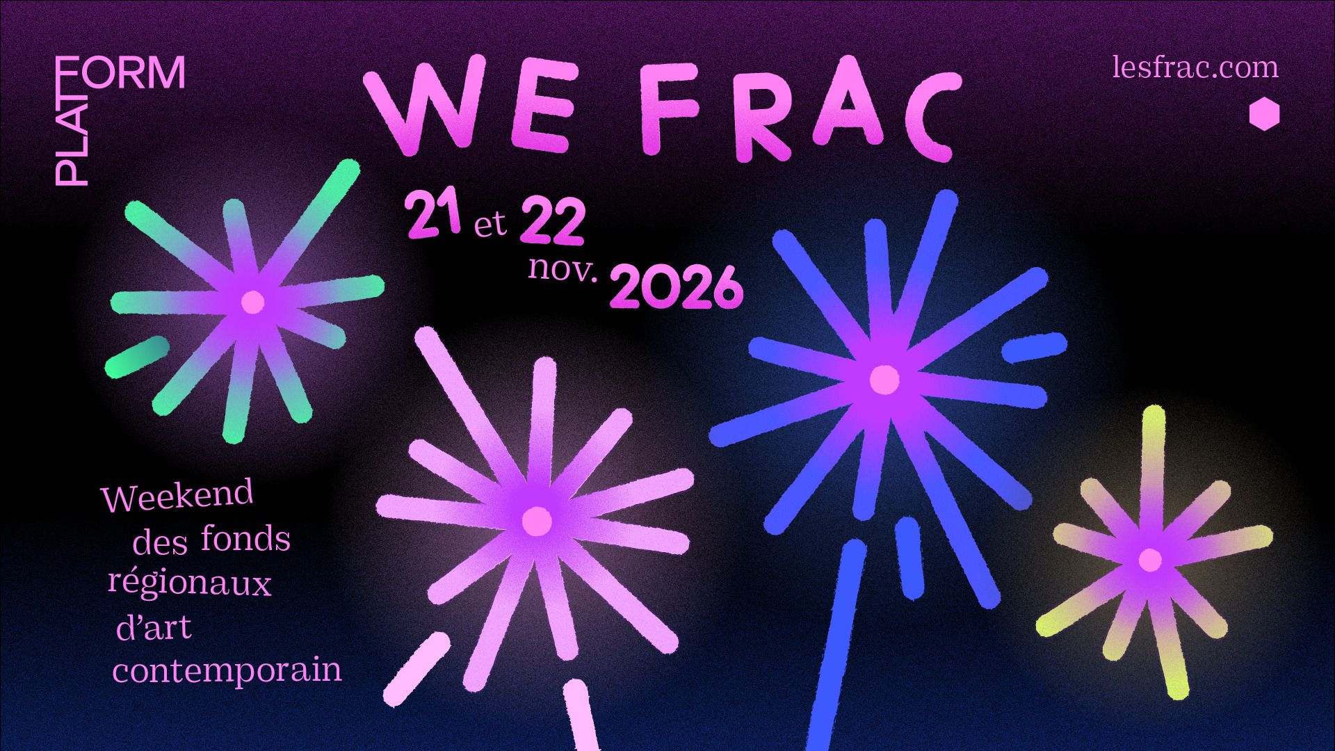 WE FRAC 2026 : le week-end de l'art