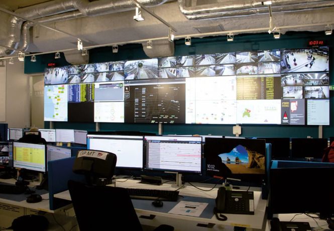 Visite du Centre opérationnel exploitation de la gare de Paris Montparnasse