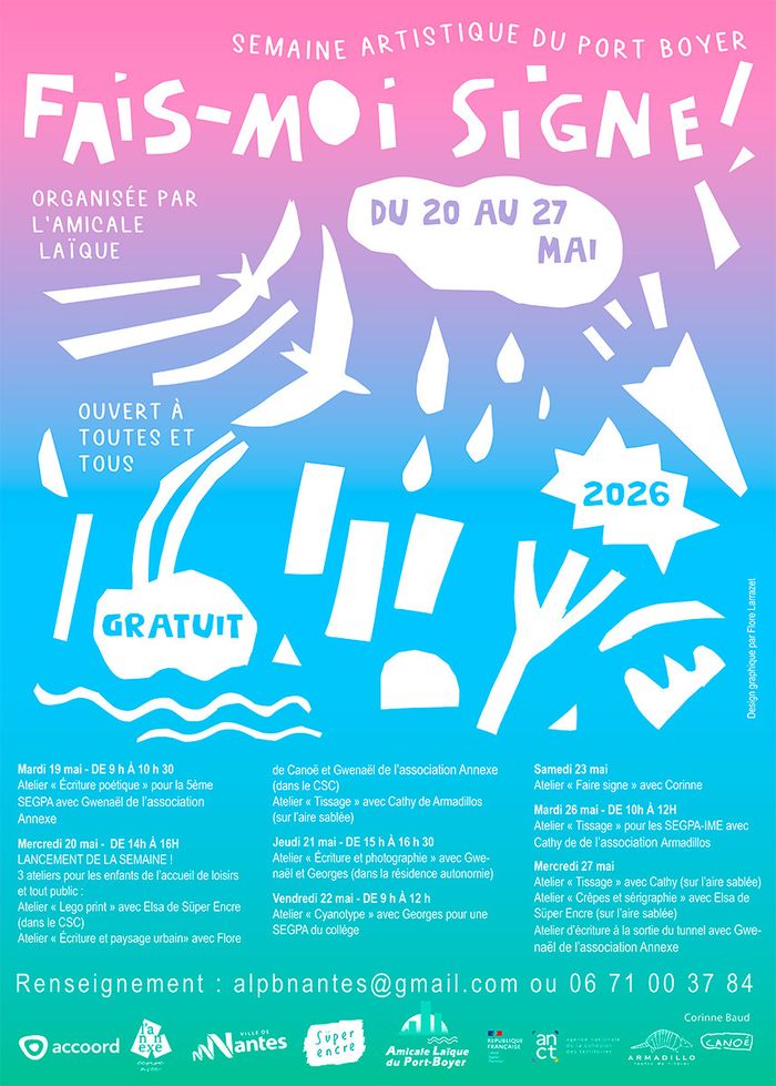 Semaine Artistique du Port-Boyer - FAIS-MOI SIGNE !