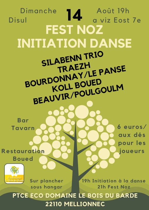 Fest-noz et initiation à la danse au Bois du Barde
