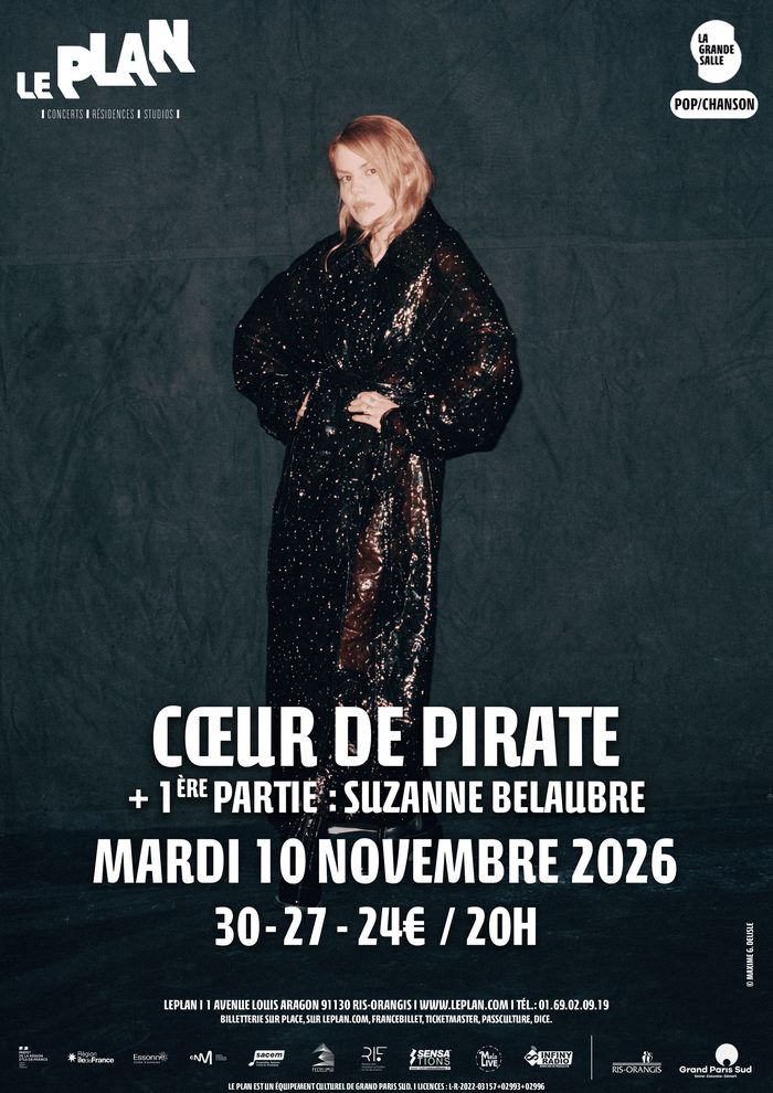 Cœur de Pirate sera de passage au Plan dans le cadre de sa tournée 2026 !
