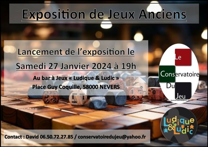 Inauguration de l'Exposition de Jeux Anciens