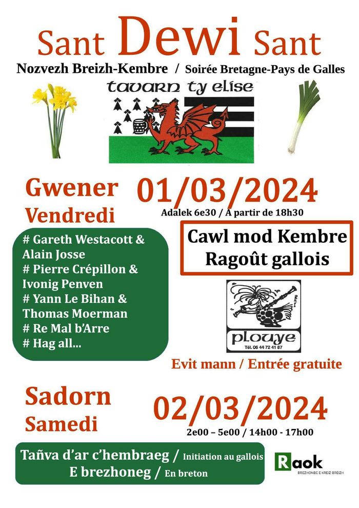 Gouel Sant Dewi à Plouyé