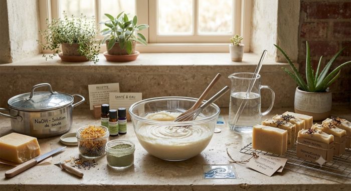 Atelier de saponification à froid : Fabriquez votre savon naturel !
