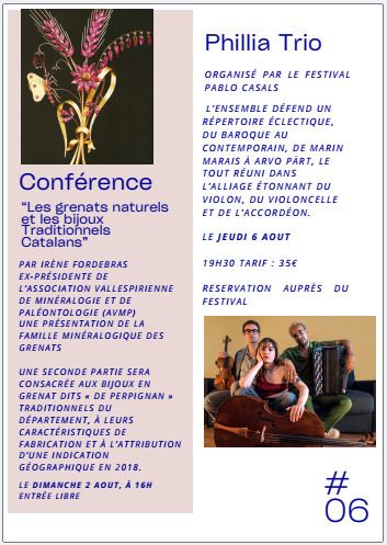Conférence - Les grenats naturels et les bijoux traditionnels catalans