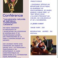 Conférence - Les grenats naturels et les bijoux traditionnels catalans