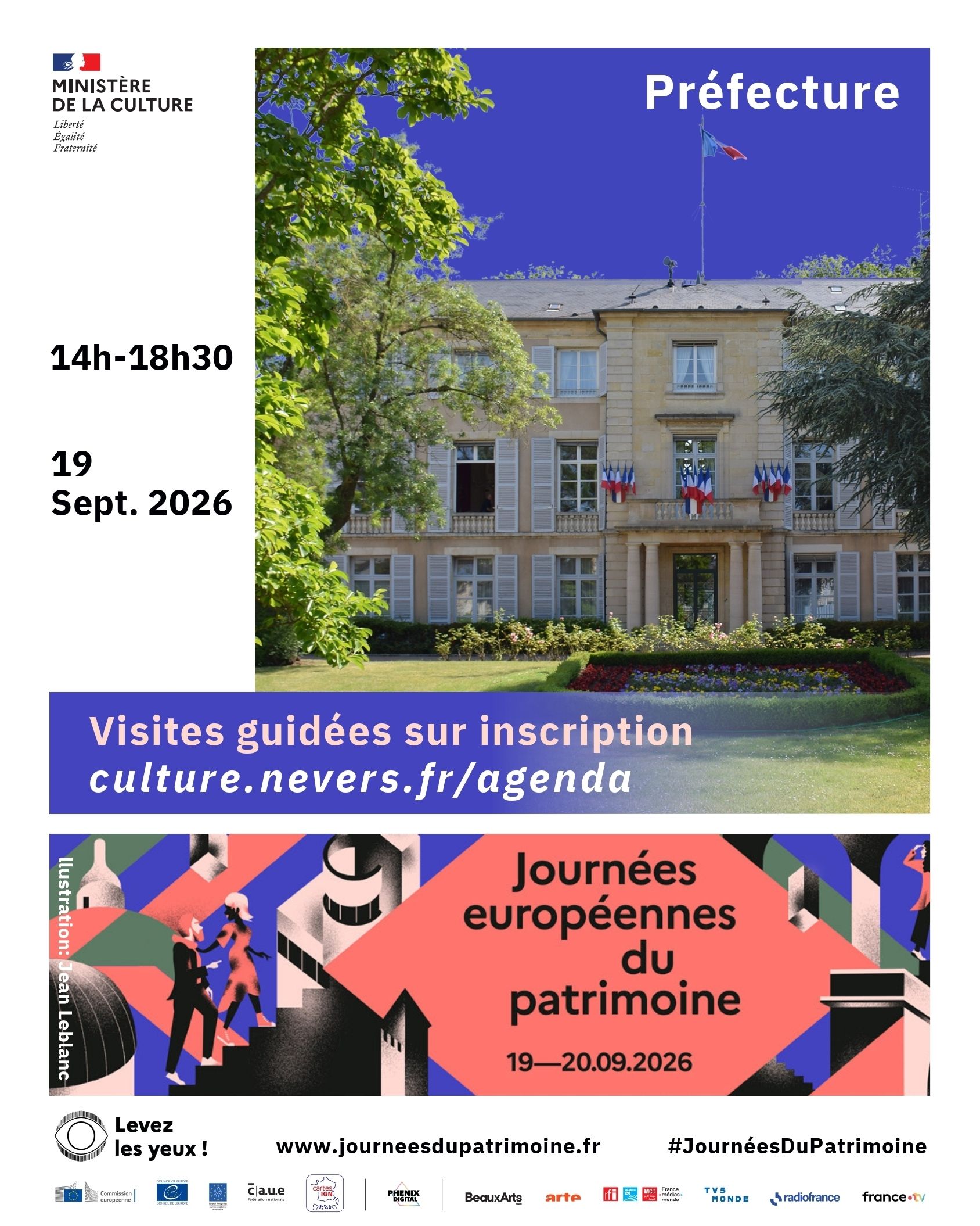 Visites guidées de la Préfecture de la Nièvre