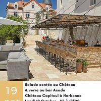 Balade contée et verre au bar Asado