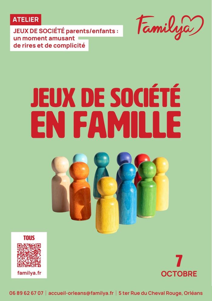 Atelier jeux de société parents/enfants