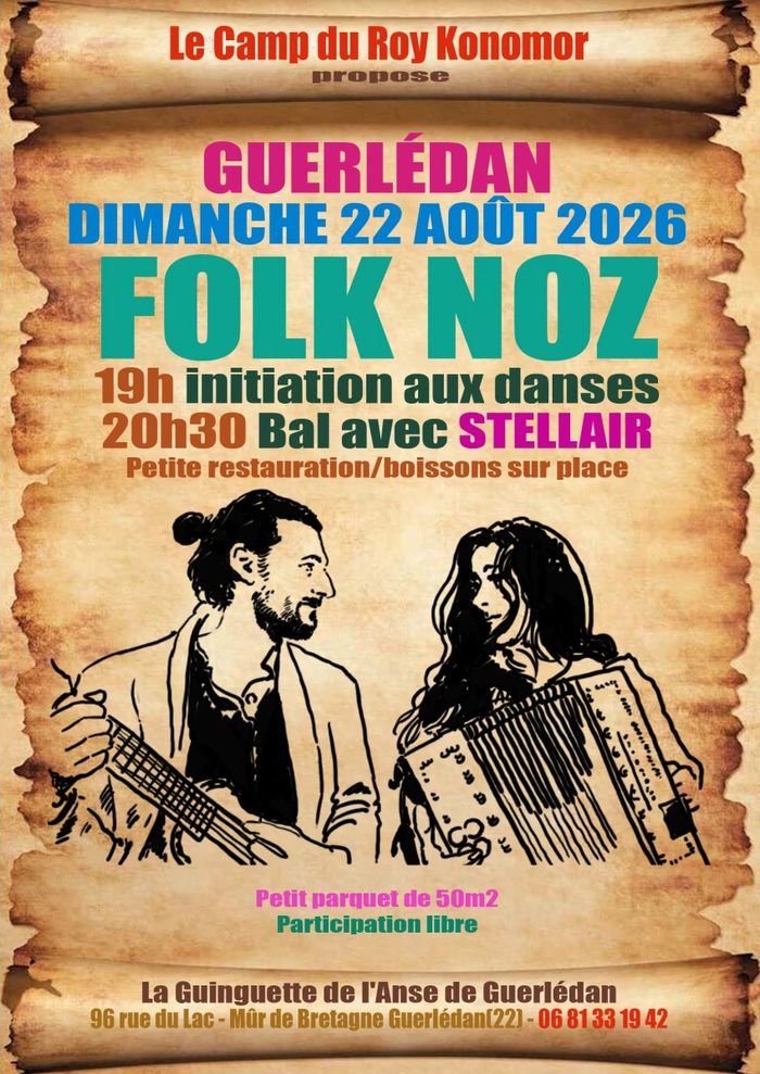 Affiche — Bal Folk Noz avec le duo Stellair 2