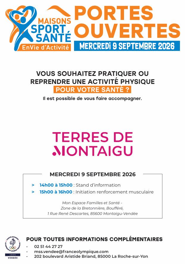 Portes ouvertes antenne Maisons Sport Santé