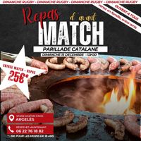 Plus que 14 places pour le 𝐑𝐄𝐏𝐀𝐒 𝐃'𝐀𝐕𝐀𝐍𝐓-𝐌𝐀𝐓𝐂𝐇 de ce dimanche 15 décembre à Argelès-sur-Mer !