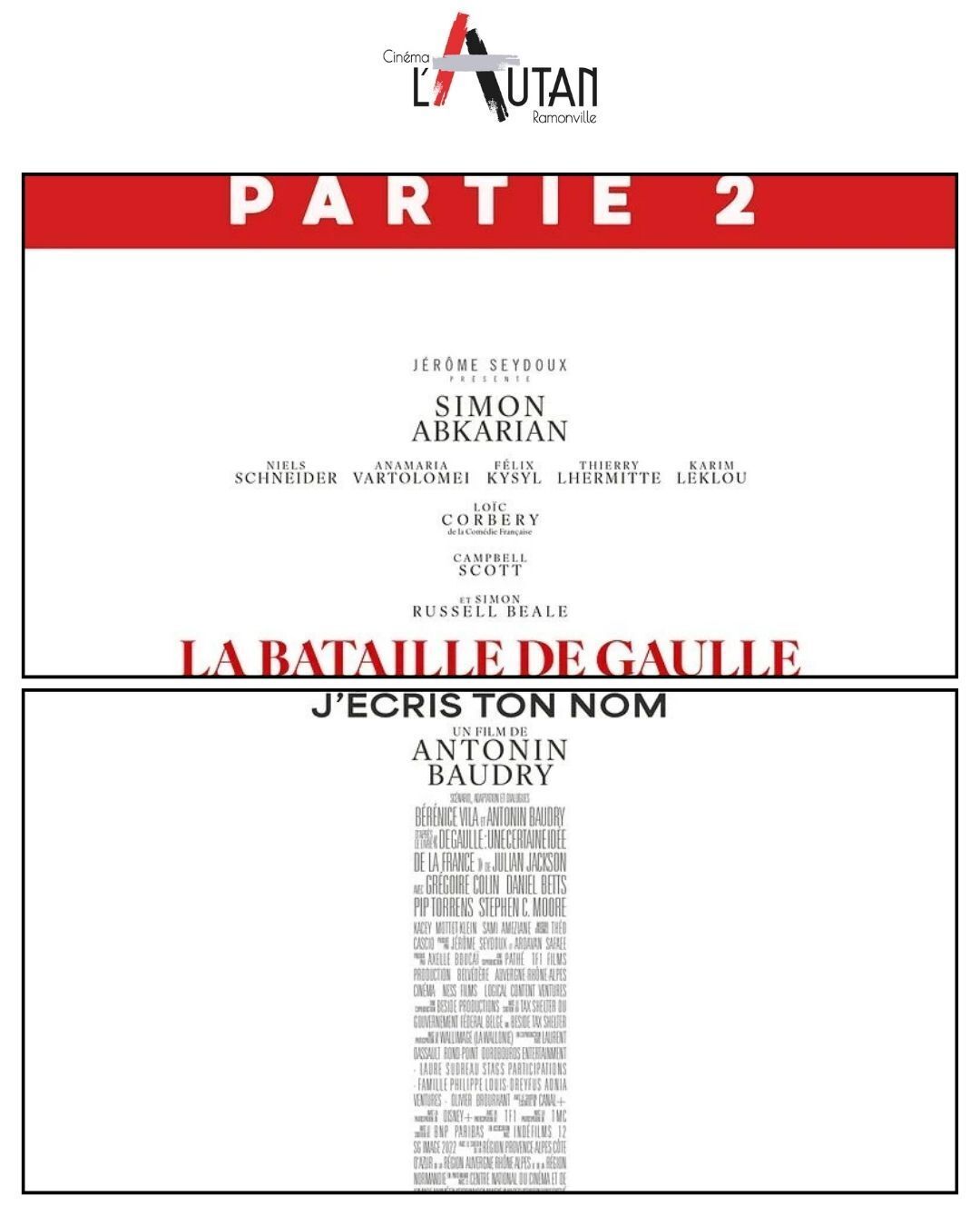 LA BATAILLE DE GAULLE 2 : J'écris ton nom