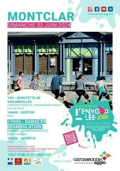 L'envolée d'été: Musique-danse déambulation