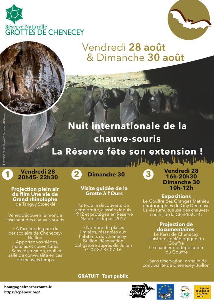 La RNR Grottes de Chenecey fête son extension