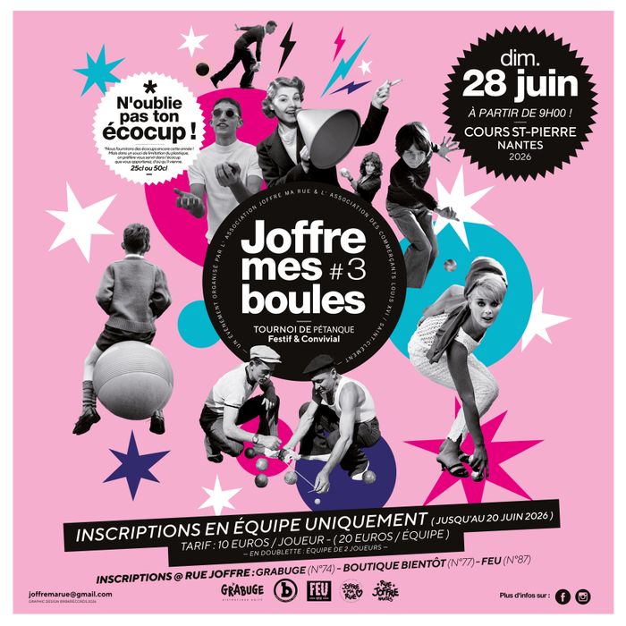 ANNULÉ - Joffre Mes Boules #3  - Tournoi de pétanque festif et convivial