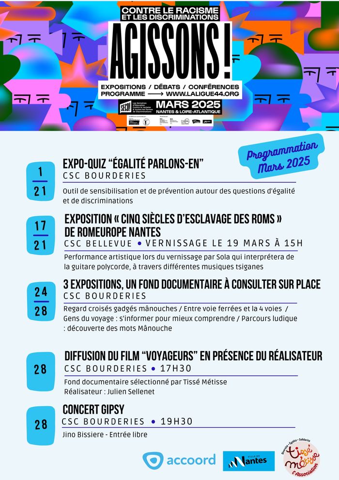 Contre les discriminations, AGISSONS !
