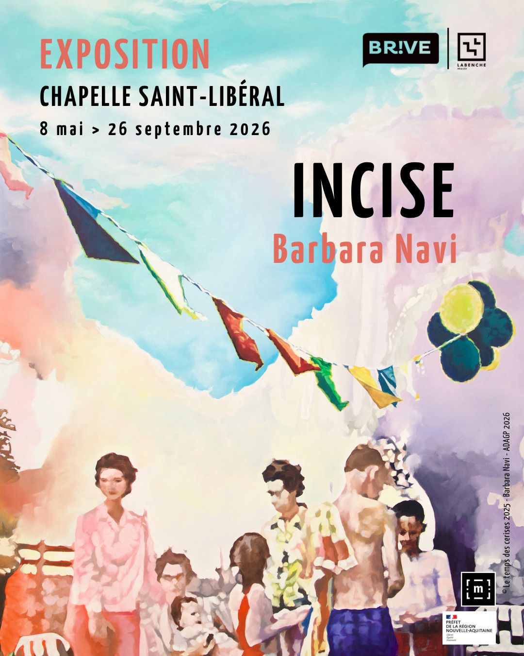 Visite libre de l'exposition des œuvres de Barbara Navi "Incise"