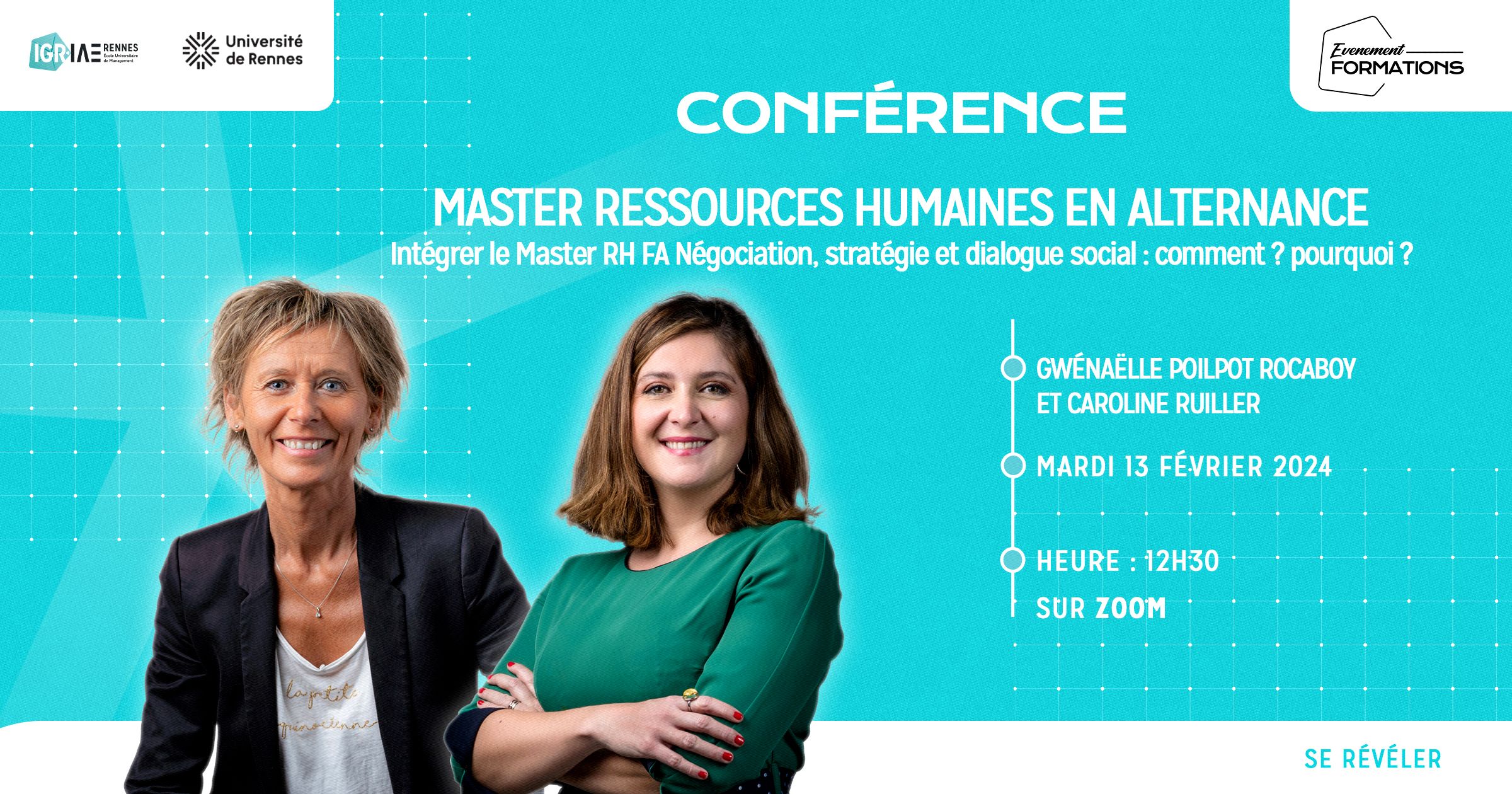 Conférence en ligne Master GRH en alternance