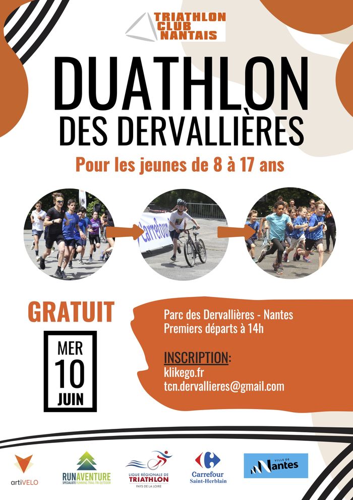 Duathlon des Dervallières pour les 8-17 ans