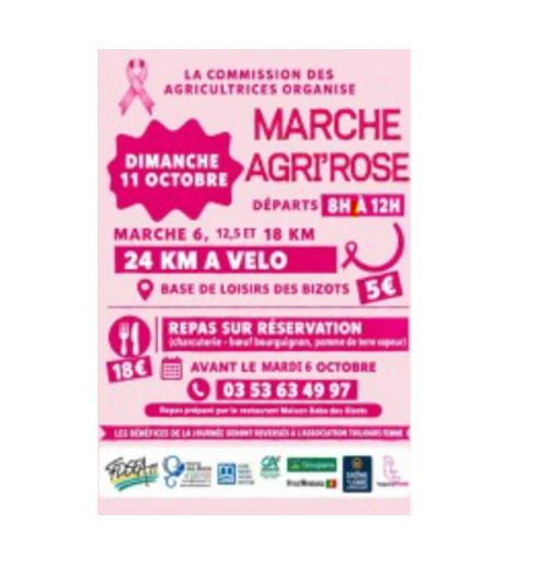 La marche agri'rose contre le Cancer du sein
