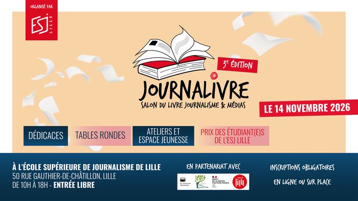 Journalivre, salon du livre journalisme et médias - 3e édition