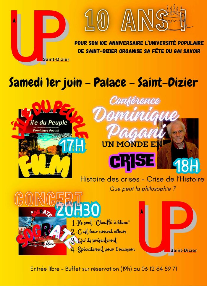 L’Université populaire fête ses 10 ans !