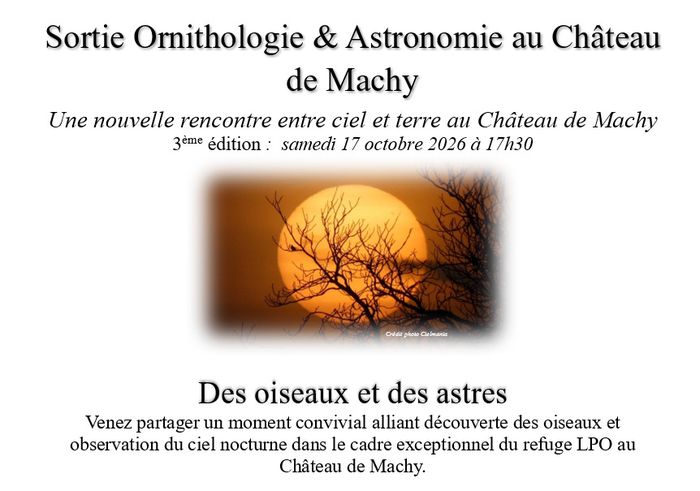 Sortie ornithologie et astrologie