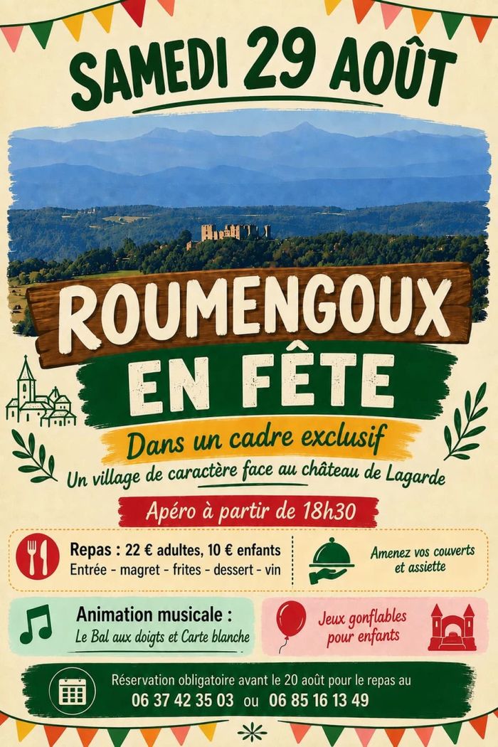 Affiche — Roumengoux en fête