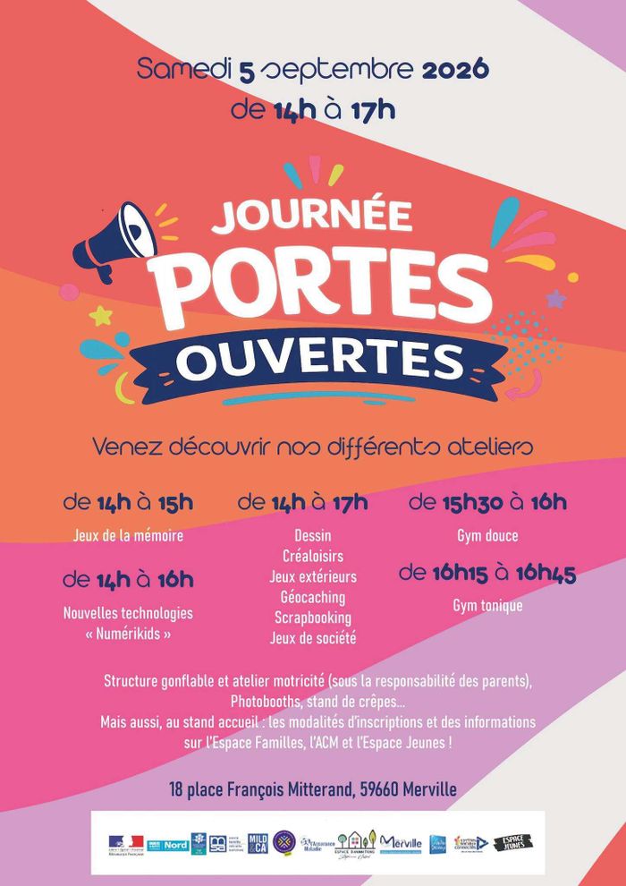 Portes ouvertes de l’Espace d’Animations Stéphane Hessel à Merville !