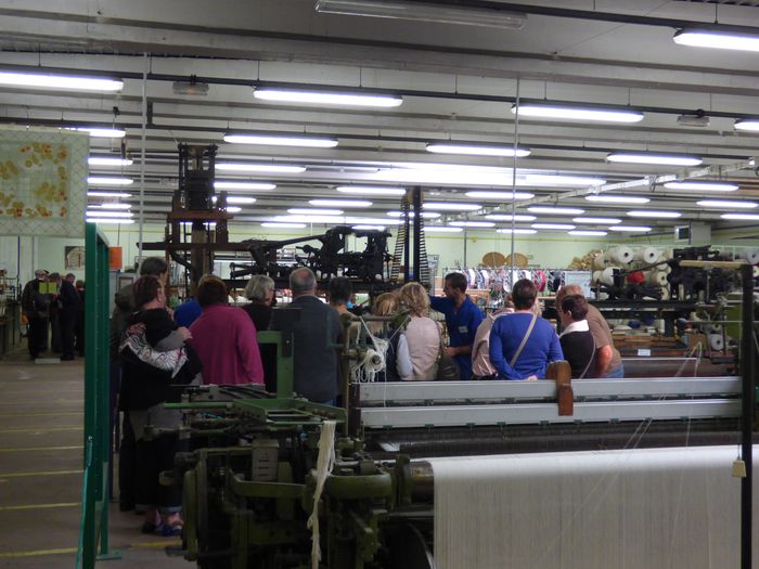 Visite guidée de l'atelier du textile