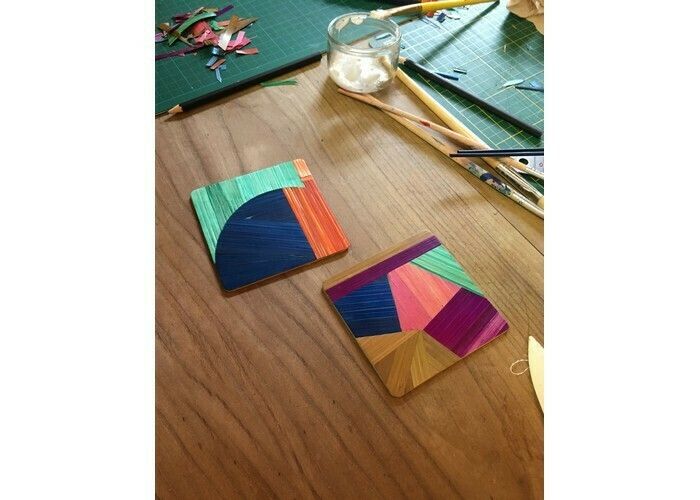 Atelier marqueterie de paille - par Ô Ptits Coins