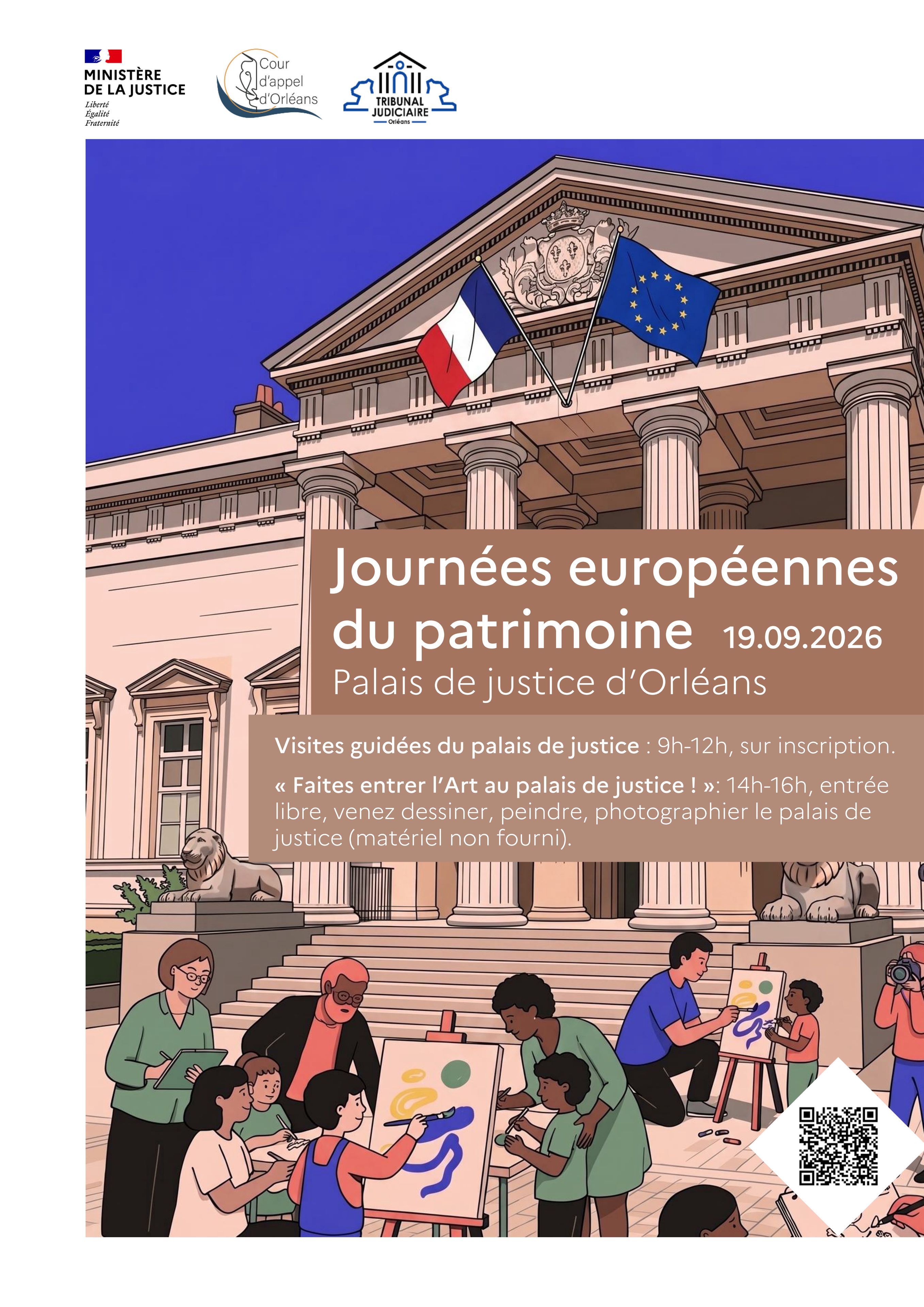 Visite guidée du palais de justice d'Orléans