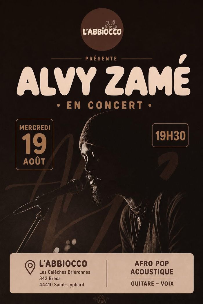 Alvy Zamé - Apéro Concert