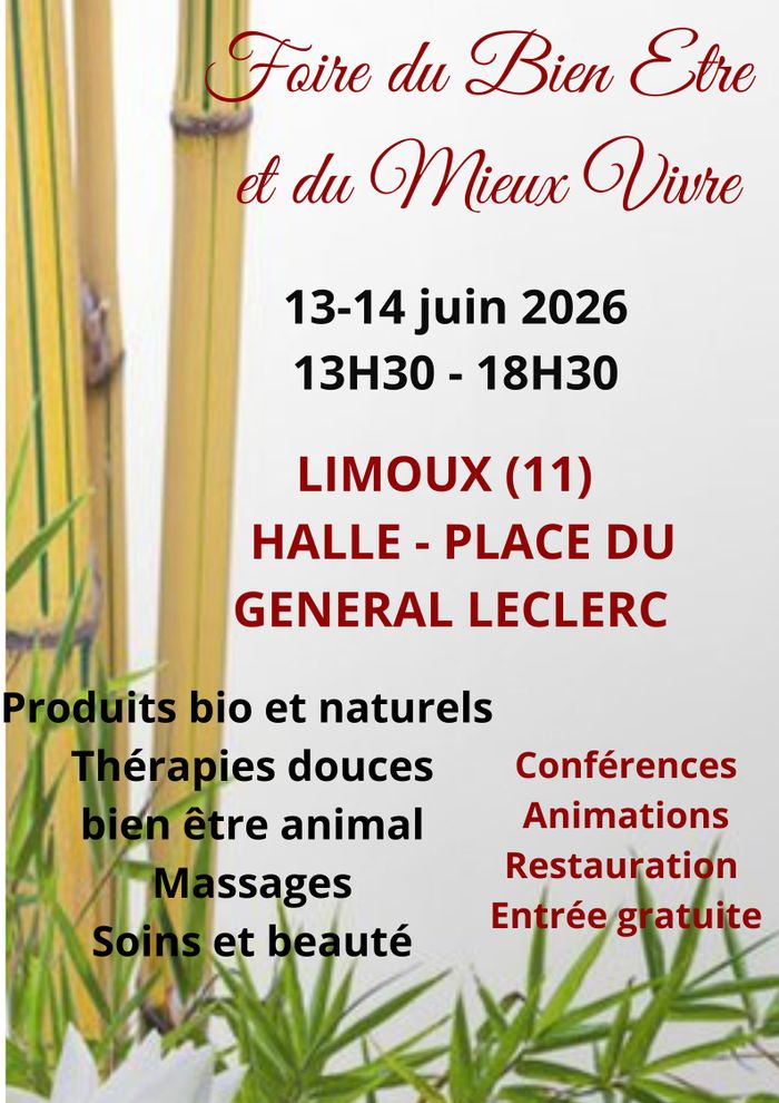 Foire du bien être et du mieux vivre Limoux
