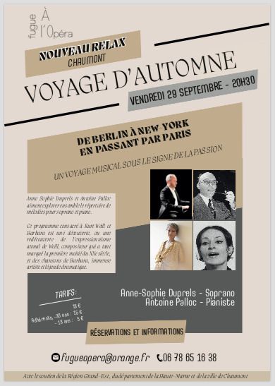 VOYAGE D'AUTOMNE