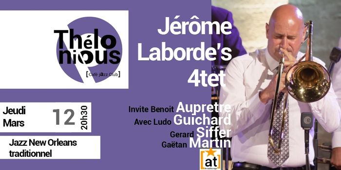 Jérôme Laborde’s 4tet invite Benoit Aupretre