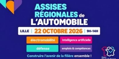 Automobile : quels défis pour l’industrie des Hauts-de-France ? | 22 octobre