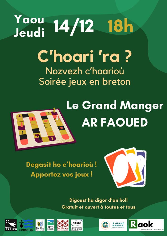 Soirée jeux en breton