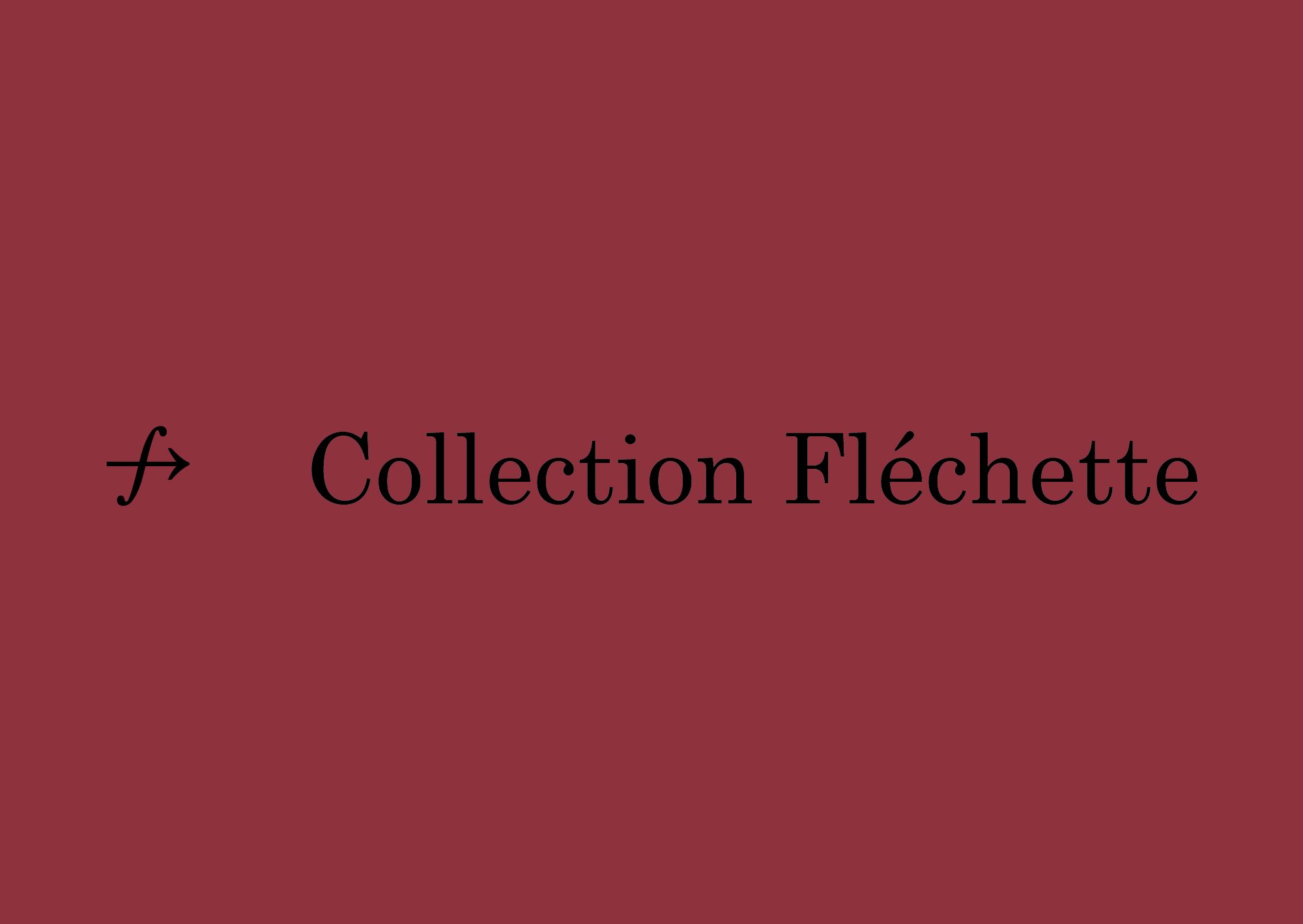 Lancement Collection Fléchette 5 ANS