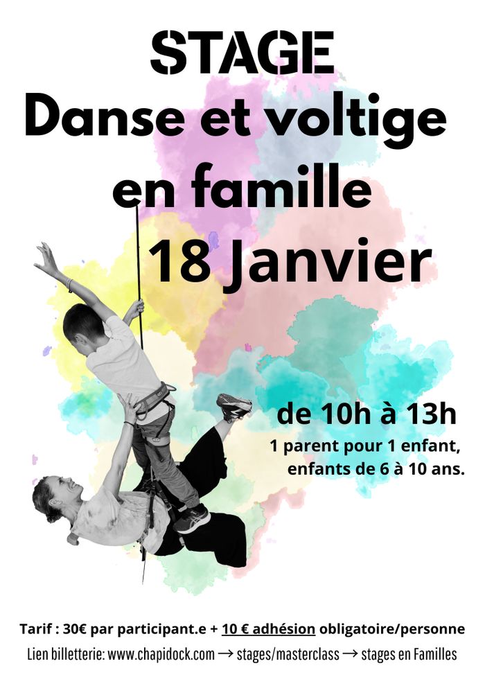 Stage Danse Voltige en famille !