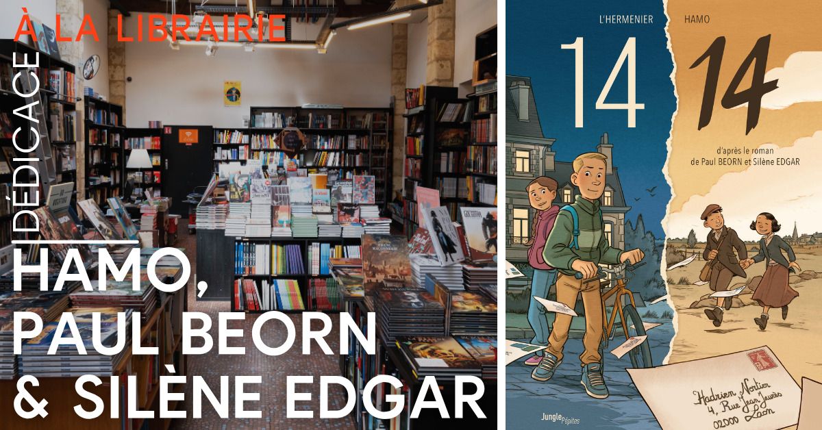 Dédicace de Hamo, Paul Béorn & Silène Edgar