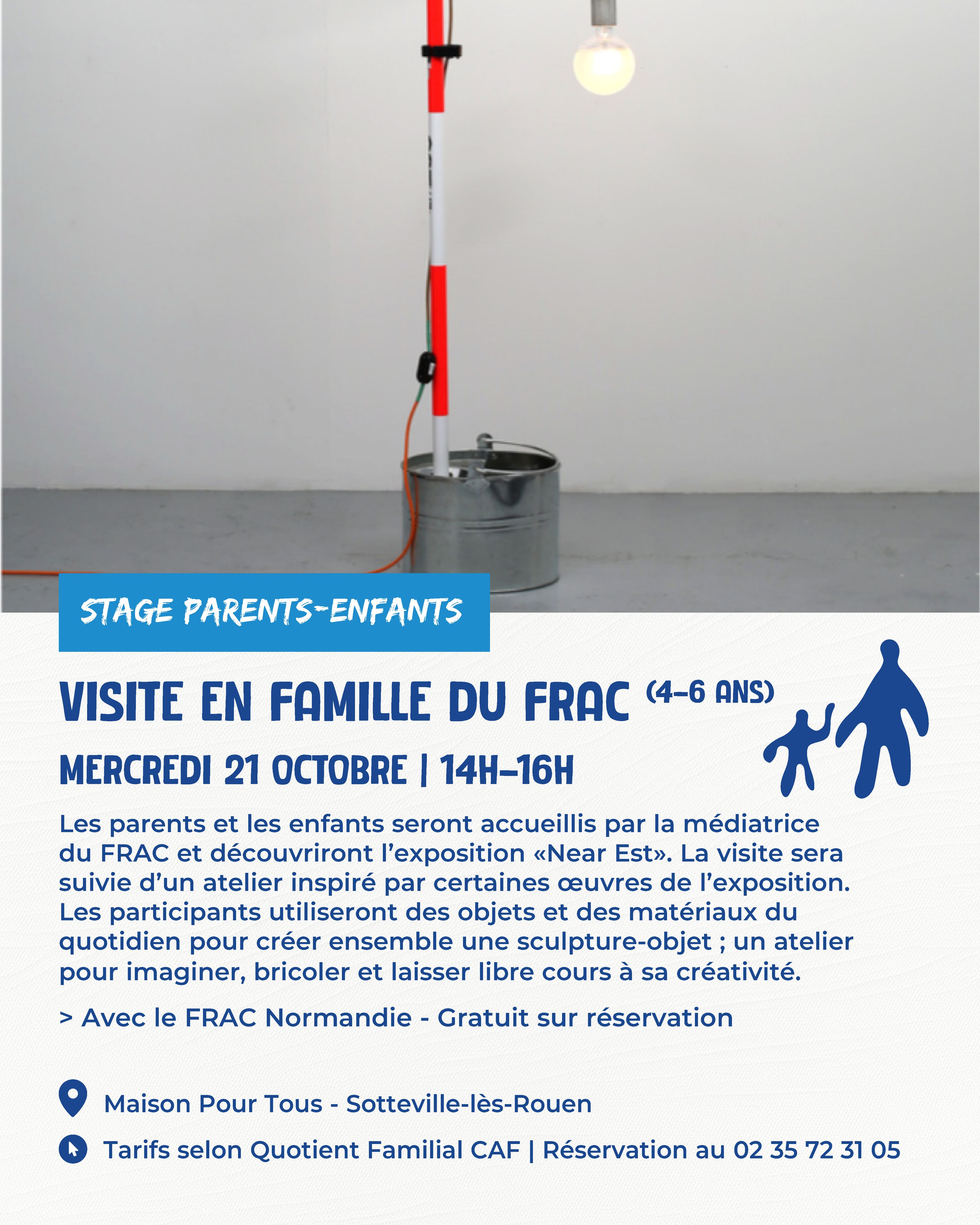 Visite en famille du FRAC
