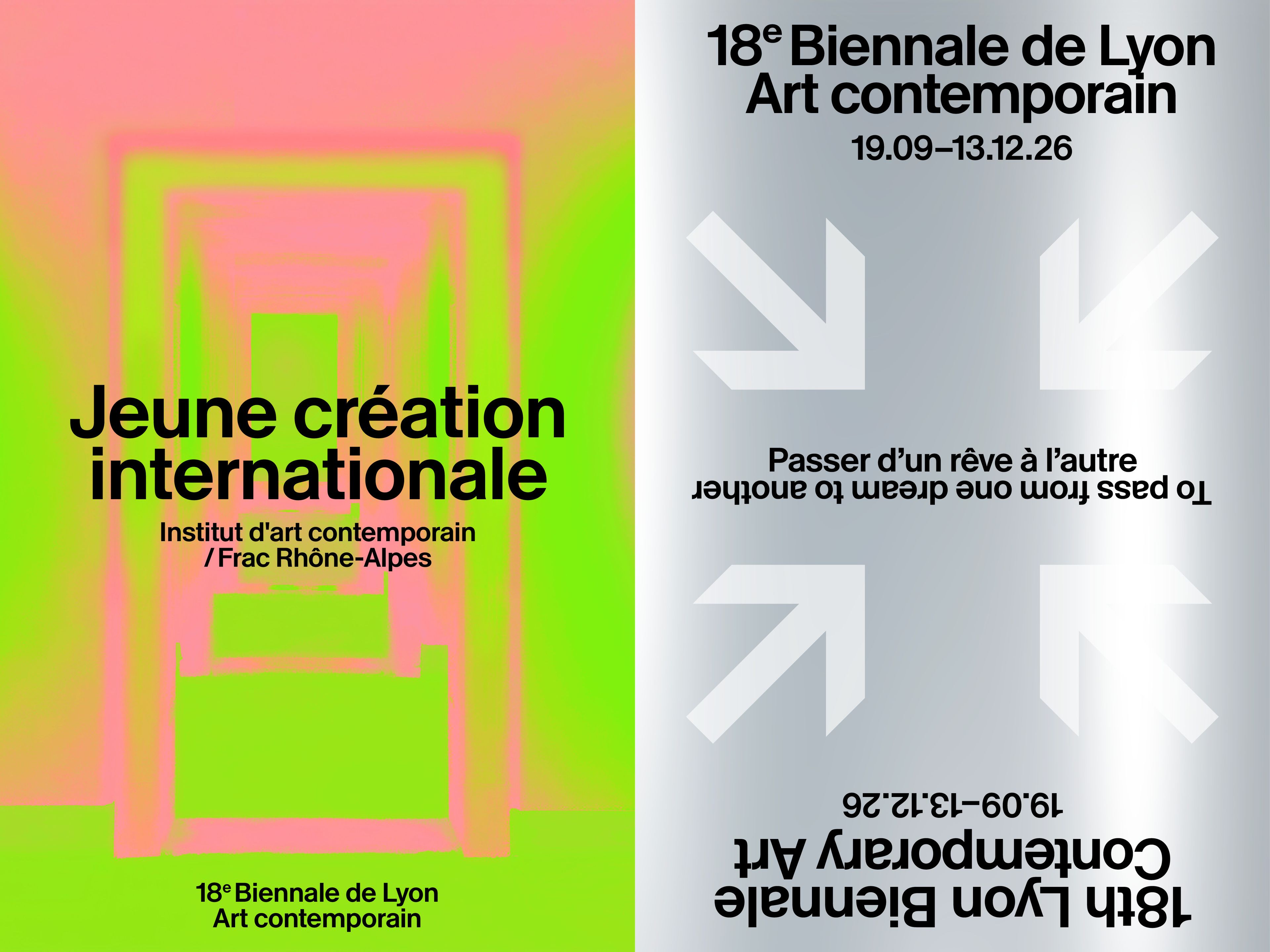 Jeune création internationale - 18e Biennale de Lyon art contemporain