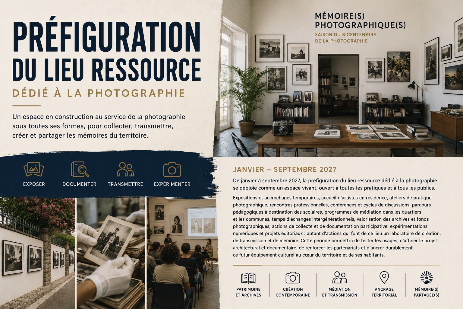 Préfiguration lieu ressource pour la photographie en Guadeloupe
