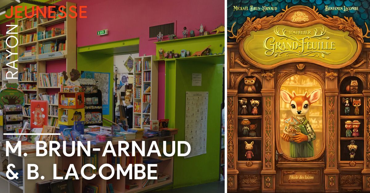 Dédicace de Mickaël Brun-Arnaud et Benjamin Lacombe