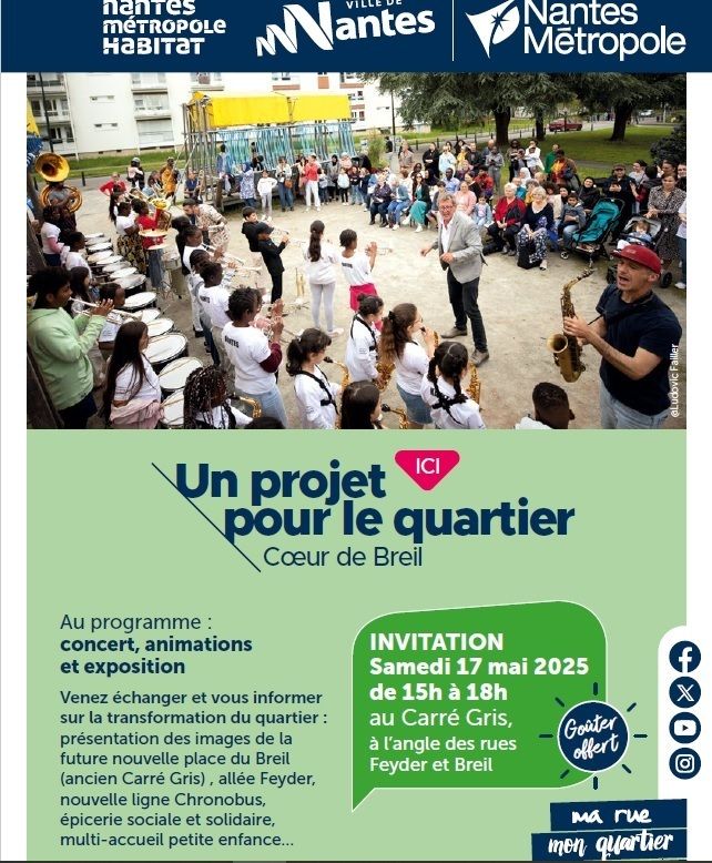 Temps festif coeur de Breil samedi 17 mai de 15h à 18h