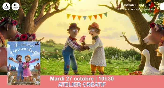 Séance atelier UN AMOUR D'EPOUVANTAIL
