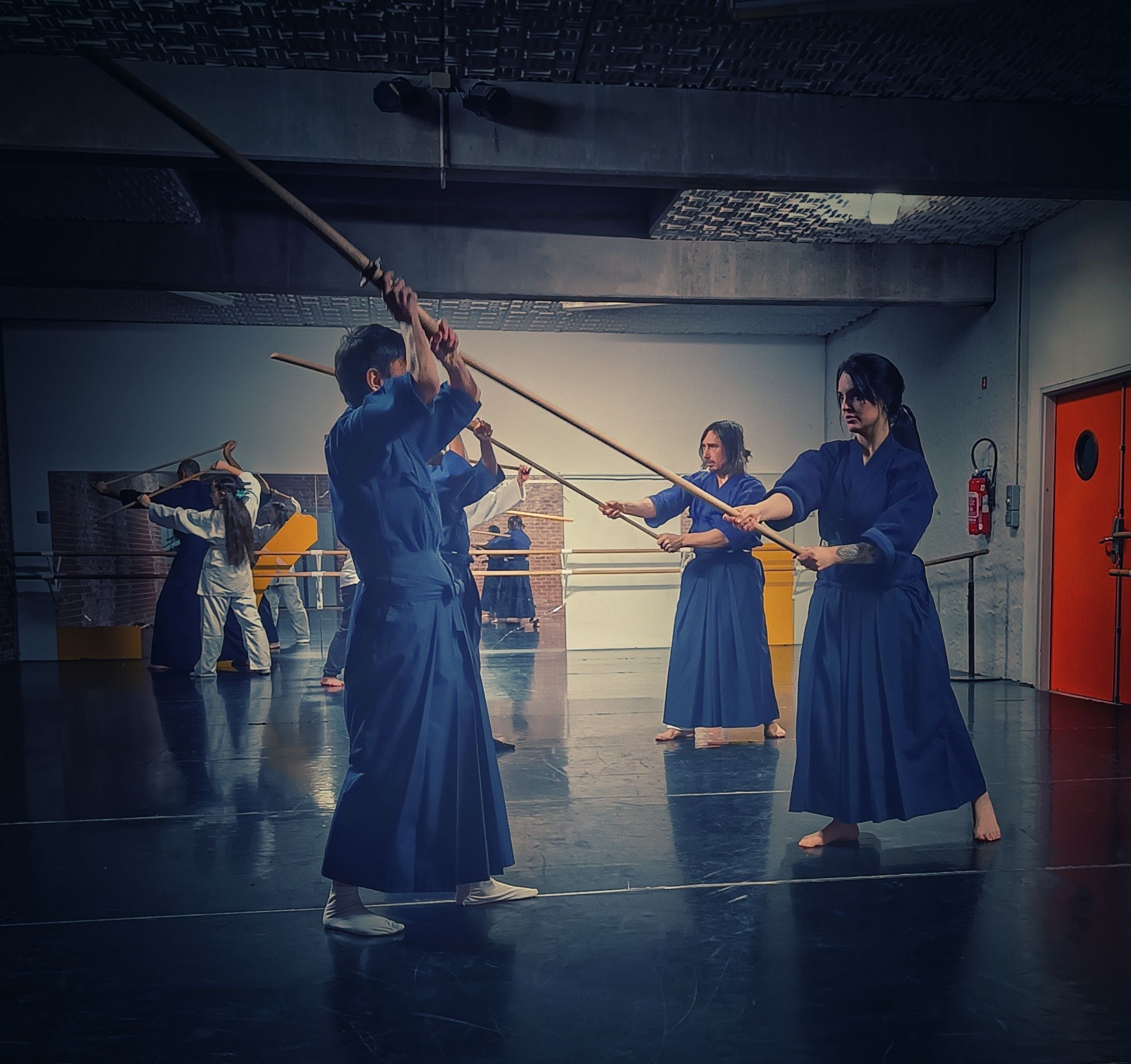 Cours de Jodo adultes/ados, les lundis de 19 à 21h, salle Bernard Jeu (Salle de danse), 35 rue des Champs, à Roubaix